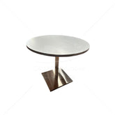 Mesa Base Cuadrada Acero inoxidable 90D MC P-39678-03 Gry/Gry